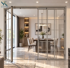 Cửa Trượt Quay Hệ Slim 4 Cánh