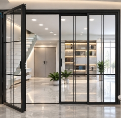 Cửa Trượt Quay Hệ Slim 4 Cánh