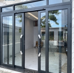 Cửa Trượt Quay Hệ Slim 4 Cánh