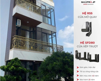 Hoàn Thiện Dự Án Cửa Nhôm Maxpro Hệ 55 Tại Gò Vấp – TPHCM			
