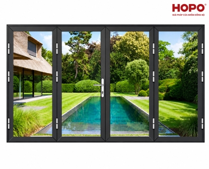 Cửa Đi Mở Quay 4 Cánh HOPO 65