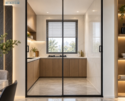 Cửa Lùa Hệ Slim 2 Cánh 