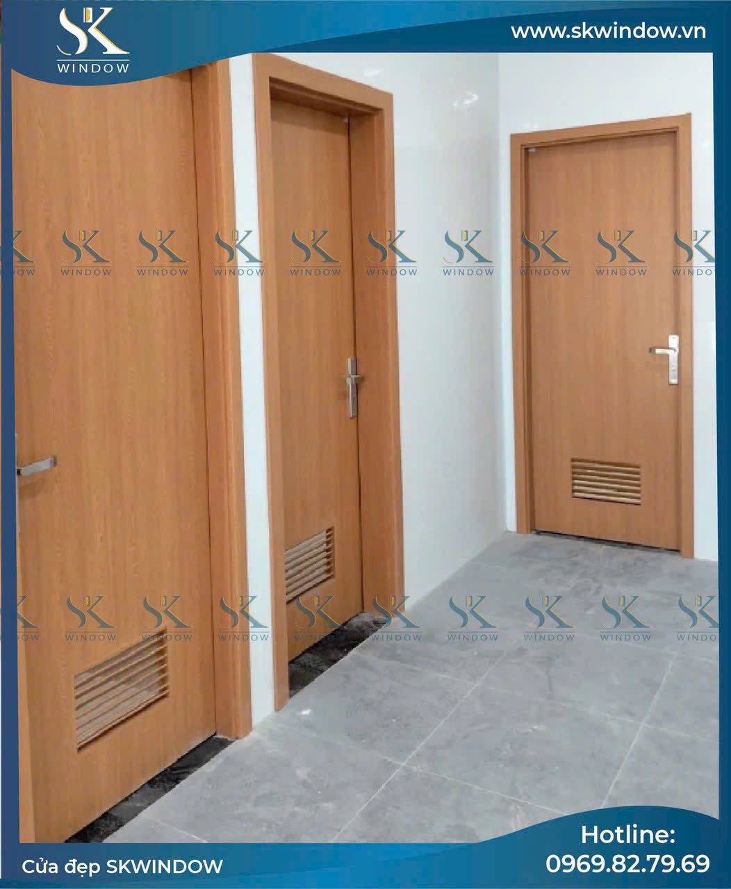 cửa nhựa composite chống nước 100%