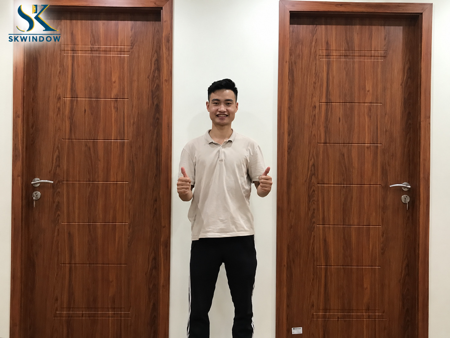 Cửa nhựa Composite phòng ngủ