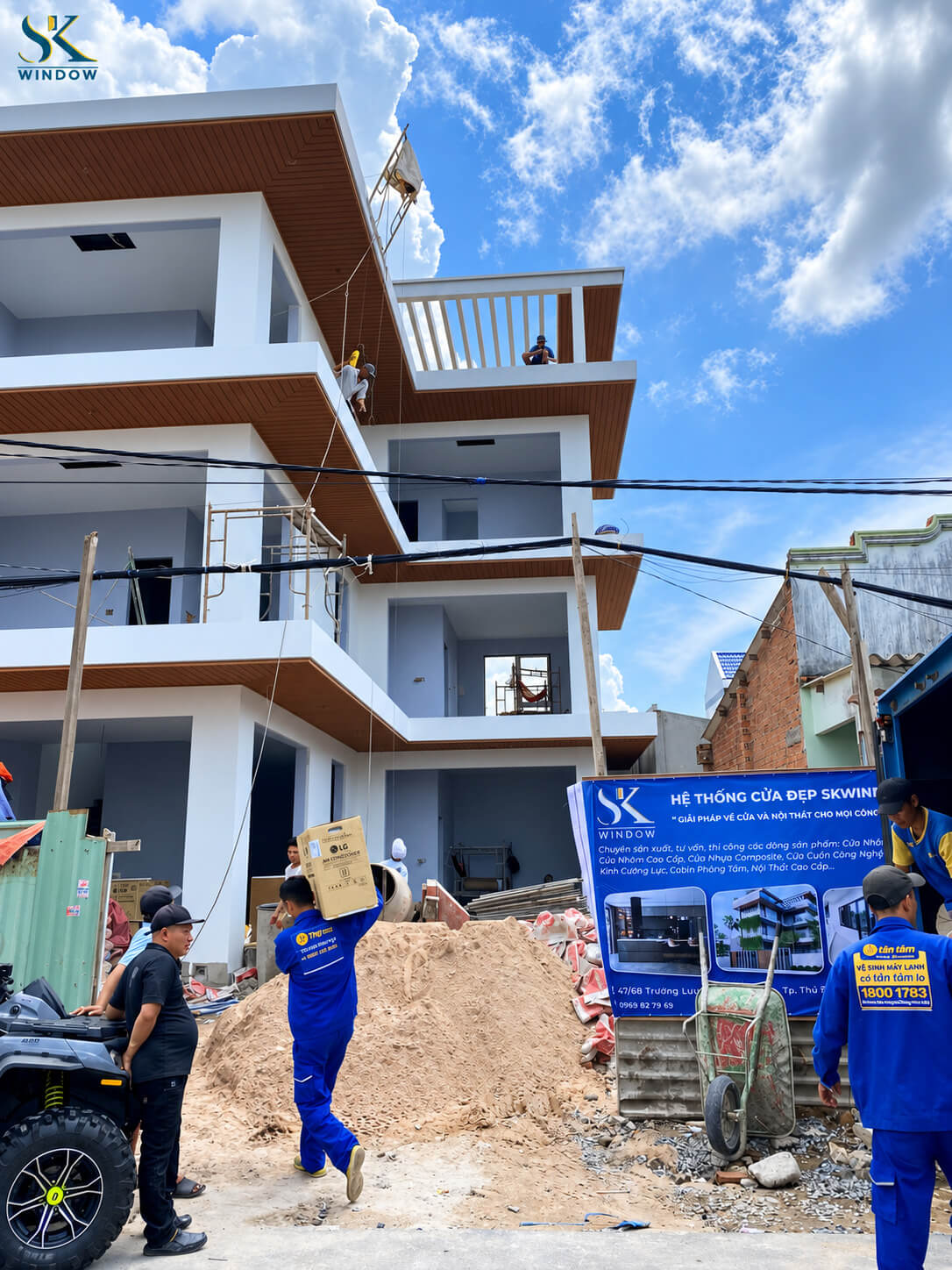 Nhôm Xingfa Quảng Đông hệ 55