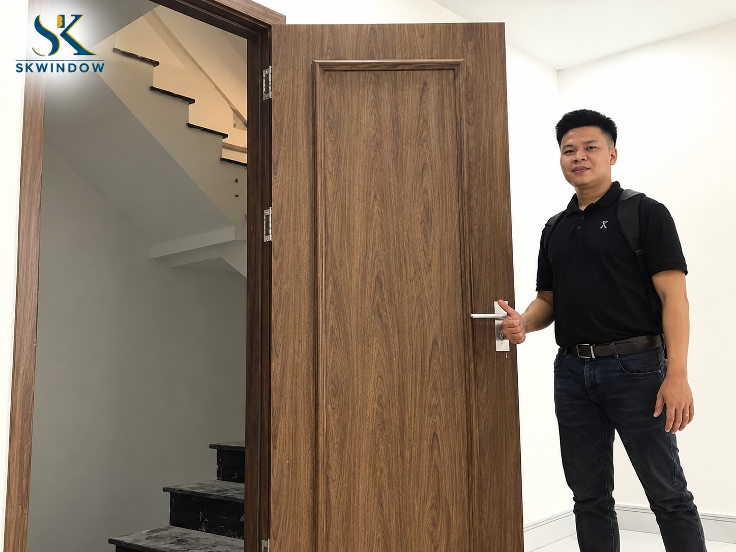 cửa nhựa composite giả gỗ