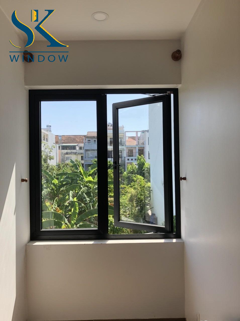 cửa sổ nhôm Xingfa 2 cánh mở