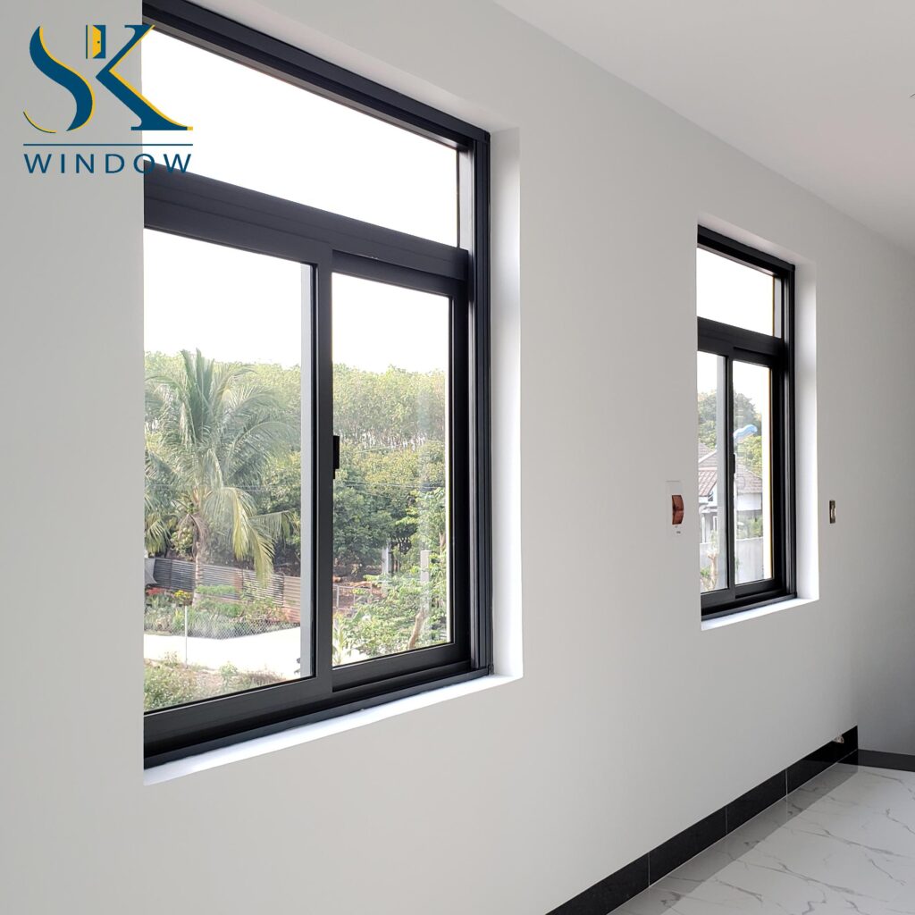 cửa sổ nhôm Xingfa 2 cánh mở