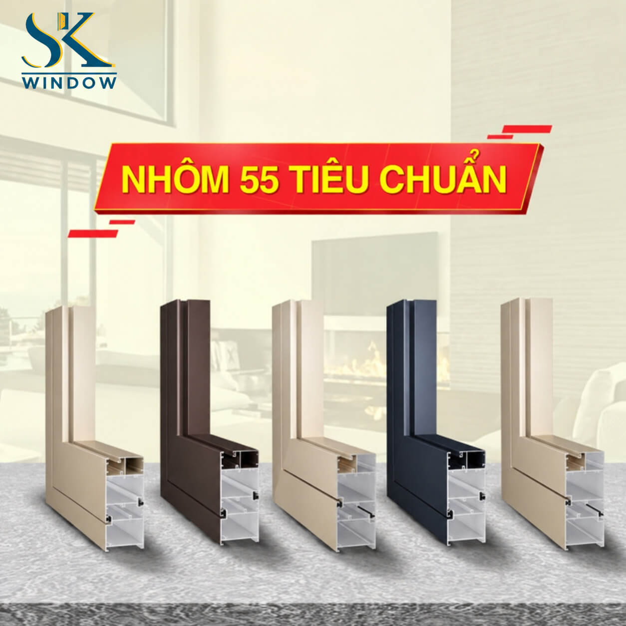 Cửa nhôm JMA nhập khẩu