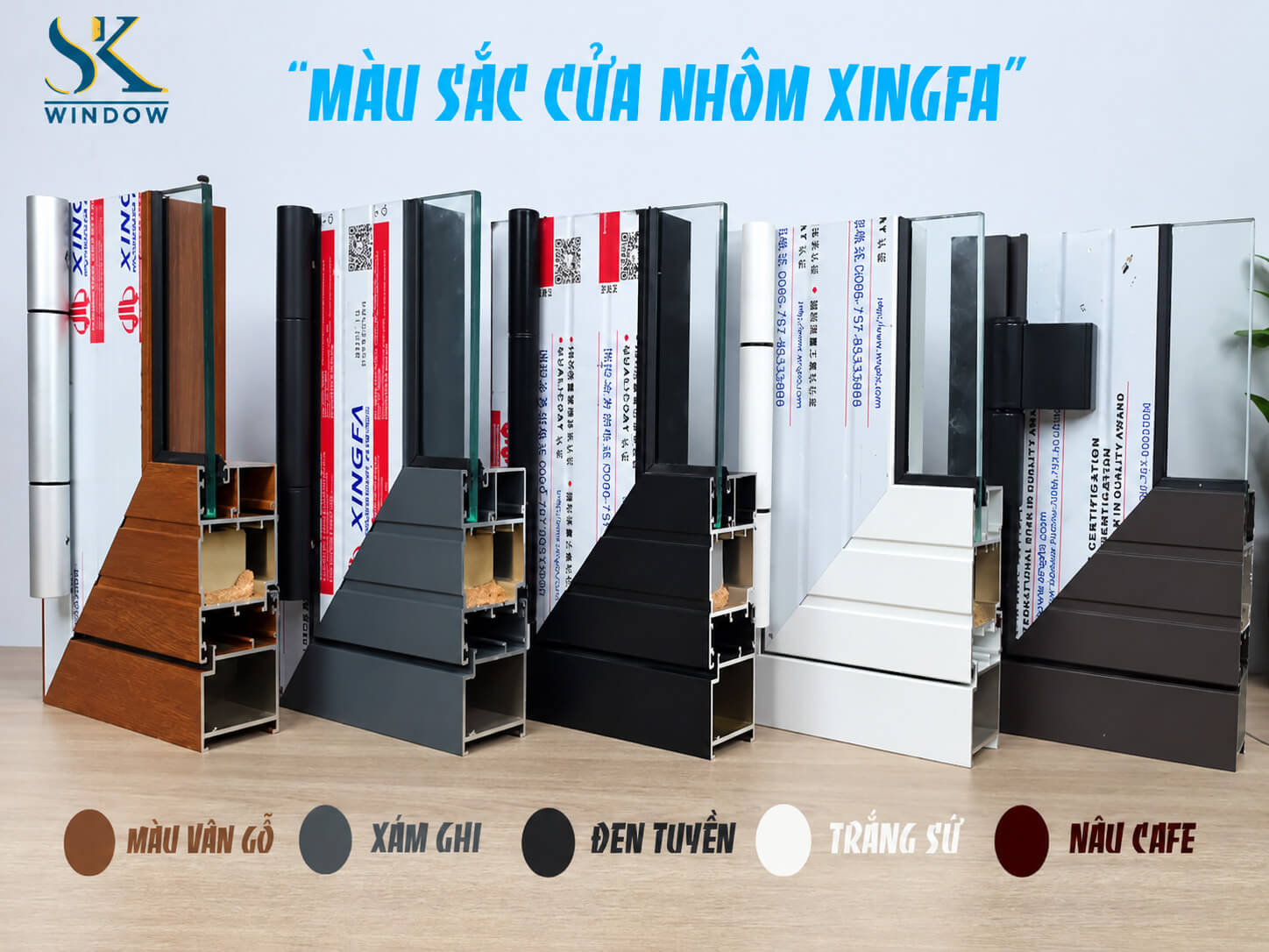 thi công cửa nhôm Xingfa Quảng Đông