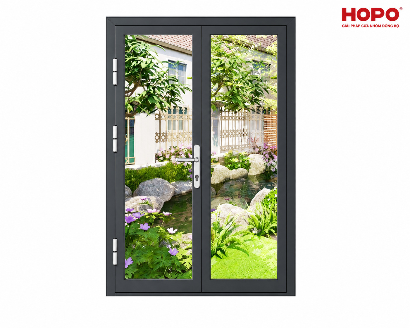 cửa đi mở quay 2 cánh HOPO 65