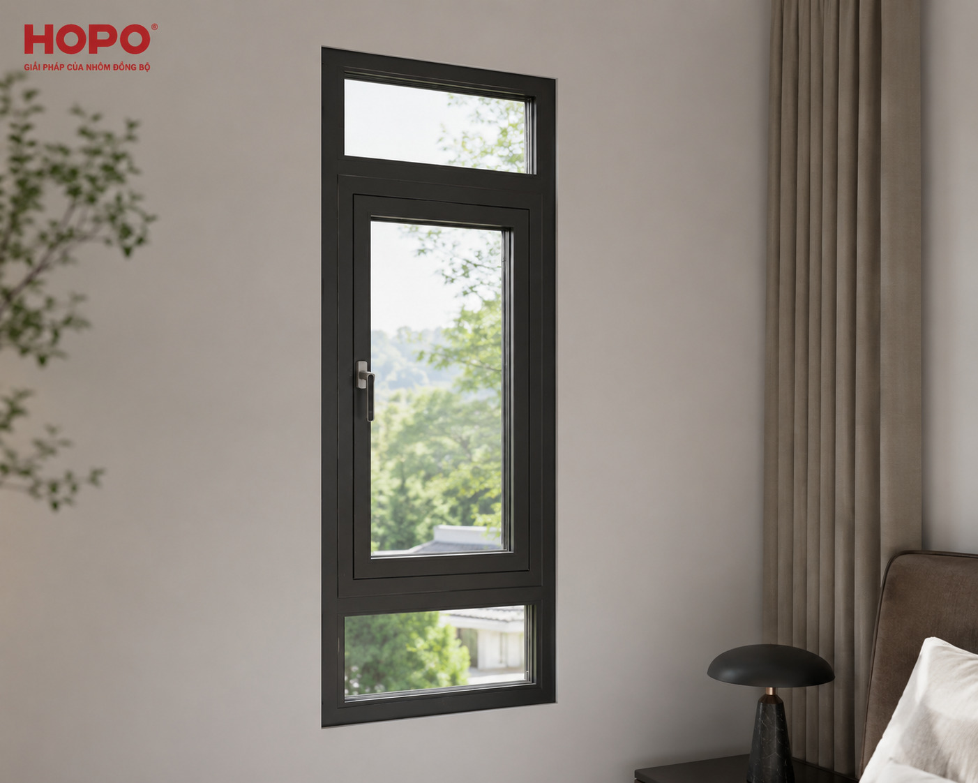 cửa sổ mở quay lật HOPO 65