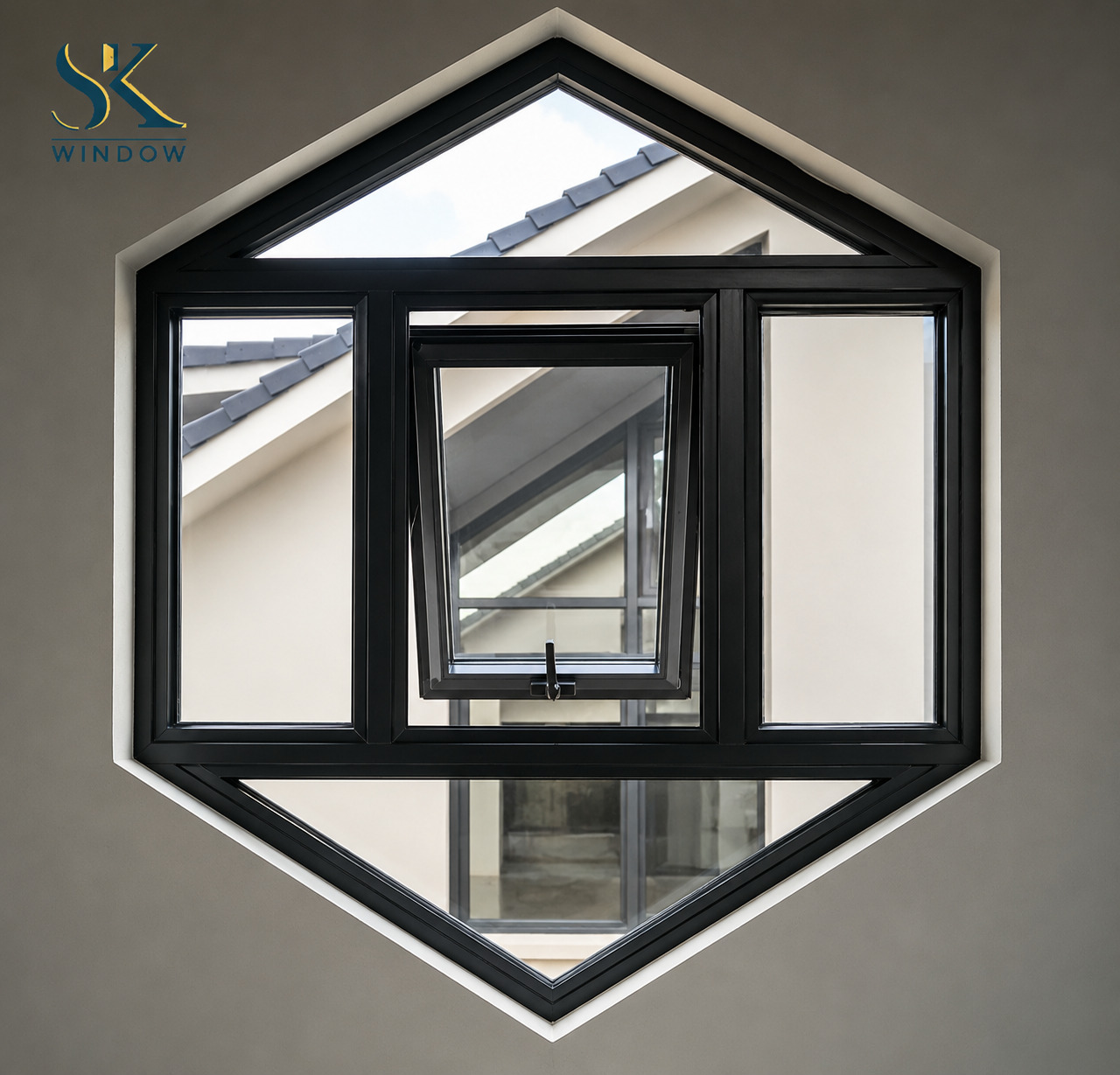 cửa sổ nhôm xingfa mở hất 1 cánh